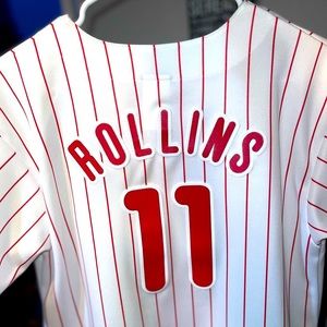 Vintage Majestic Rollins Phillies jersey size xl